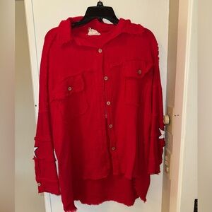 Fantastic Fawn Red Shirt